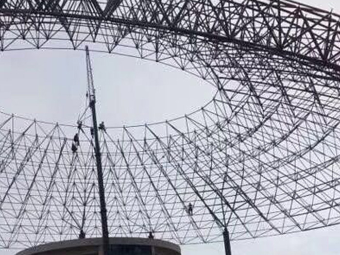 果洛篮球馆球形网架厂家价格